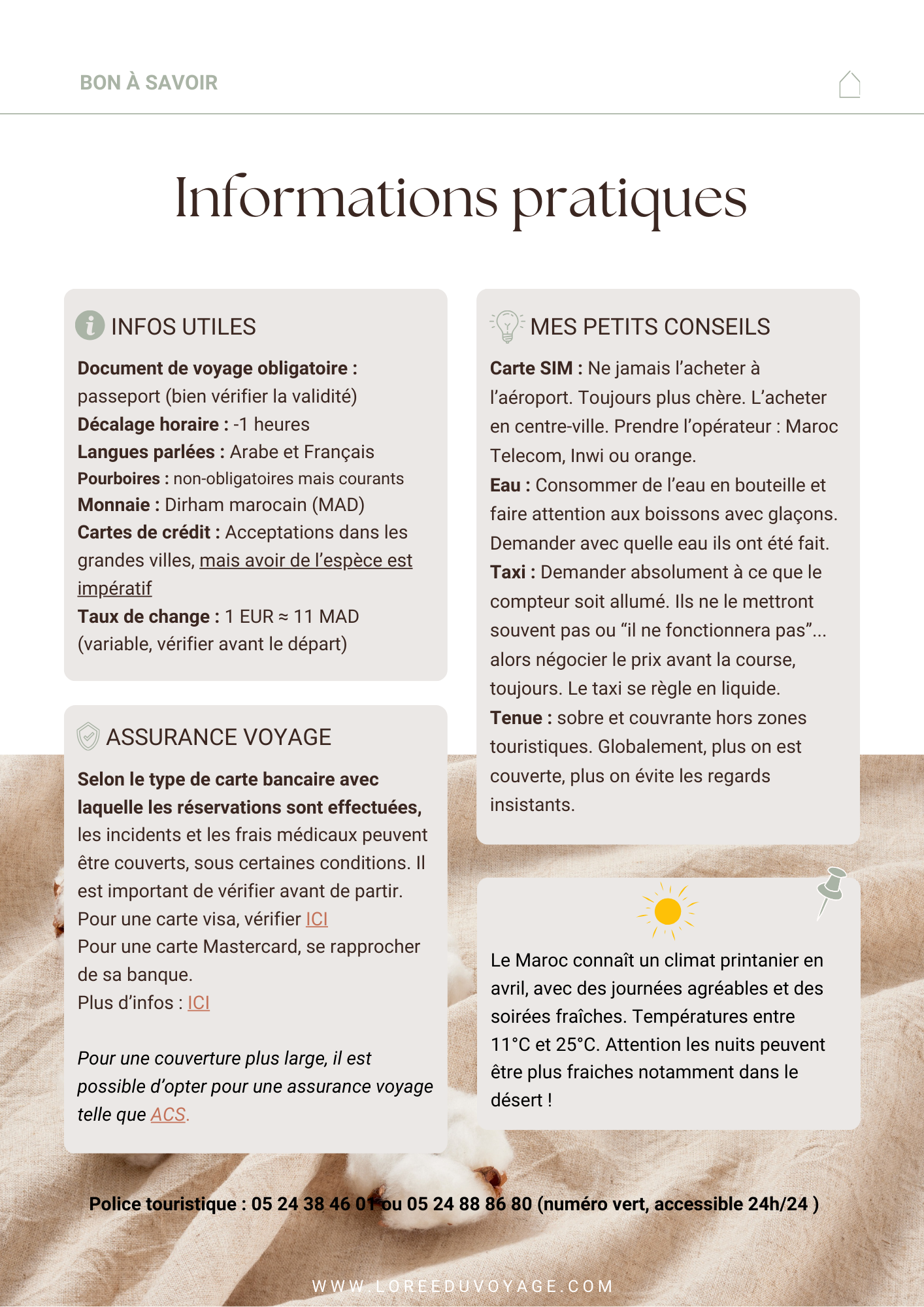 Livret de voyage